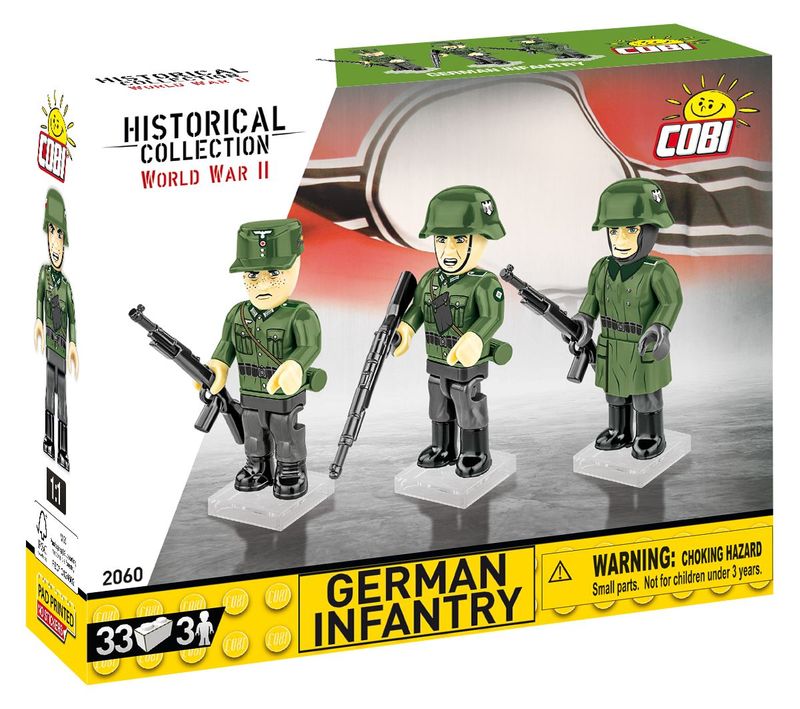 Cobi 2060 - 33 PCS HC WWII /2060/ GERMAN INFANTRY