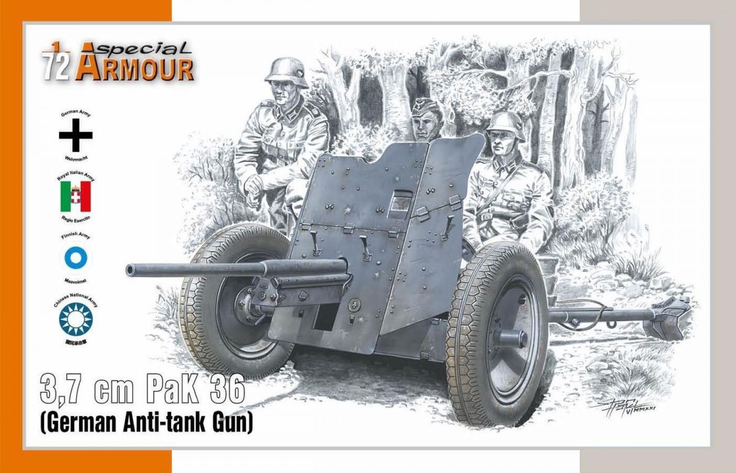 Special Armour 72024 - 3,7 cm PaK 36 ‘German Anti-tank Gun’ 1:72