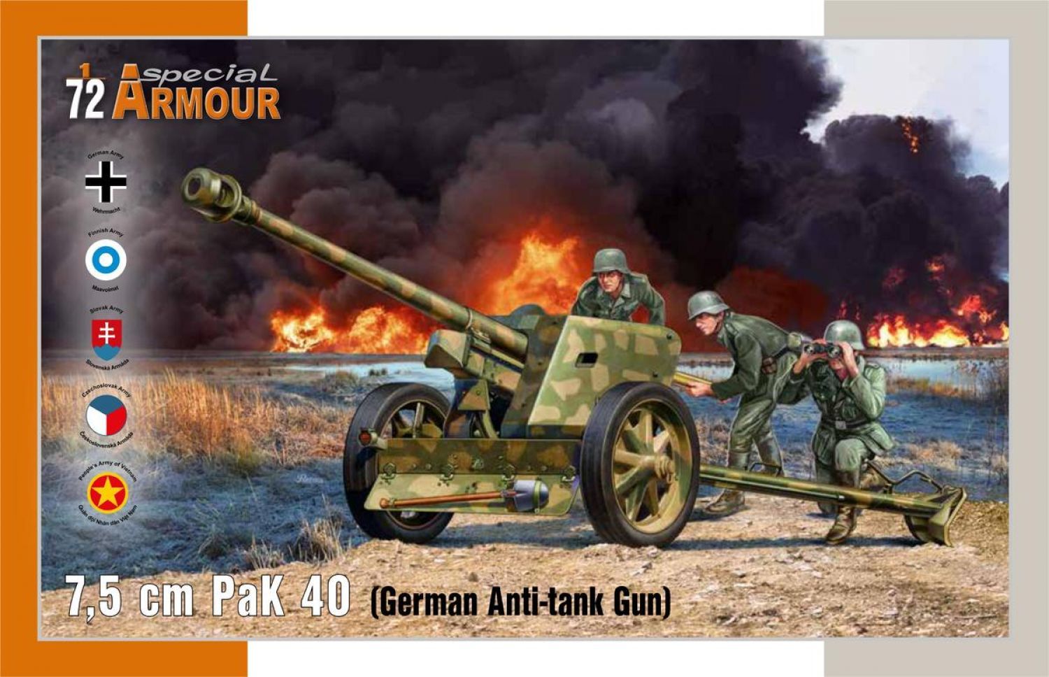 Special Armour 72025 - 7,5 cm PaK 40 ‘German Anti-tank Gun’ 1:72