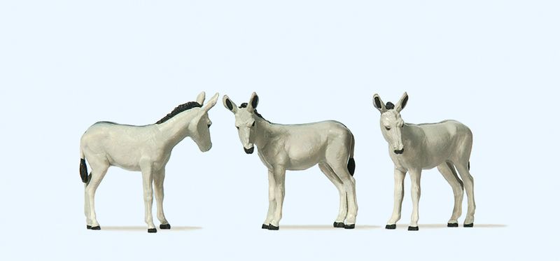 Preiser 10151 - Donkeys H0