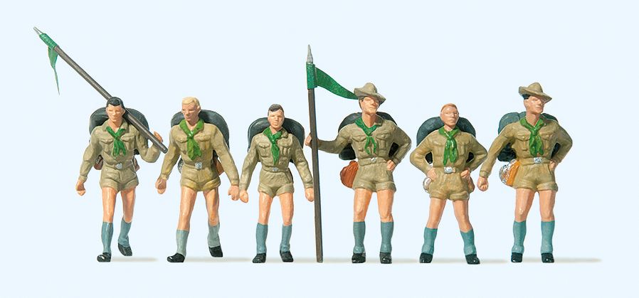 Preiser 10260 - Scouting groep H0