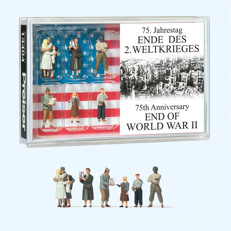 Preiser 13404 - 75 jaar, Einde van de WWII H0