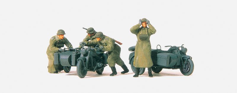 Preiser 72539 - Zundapp KS750 DR 1939-45