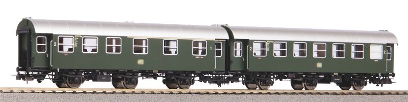 Piko 58240 - 2 pc. AB3yg + B3yg Rebuilt car set DB III H0