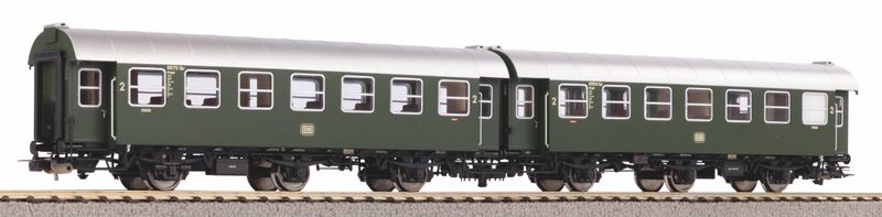 Piko 58243 - 2 pc. B3yg + B3yg Rebuilt car set DB III H0