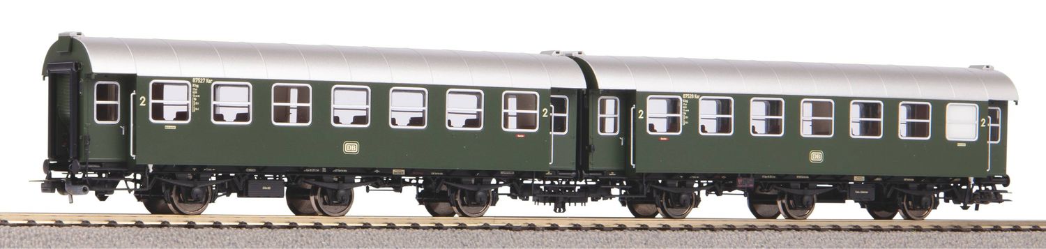 Piko 58241 - 2 pc. B3yg + B3yg Rebuilt car set DB III H0