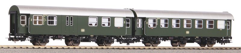 Piko 58242 - 2 pc.B3yg + BD3yg Rebuilt car set DB III H0