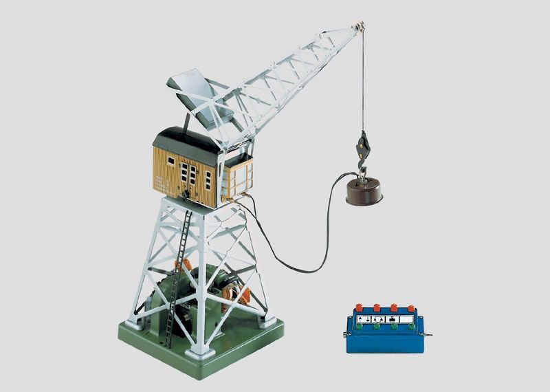 Märklin 7051 - Op afstand regelbare draaibare kraan (occasion)