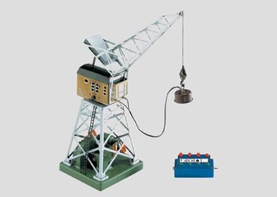 Märklin 7051 - Op afstand regelbare draaibare kraan (occasion)