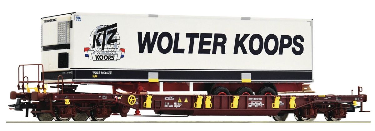 Roco 76224 - Taschenwagen T3, &quot;Wolter Koops&quot; AAE H0