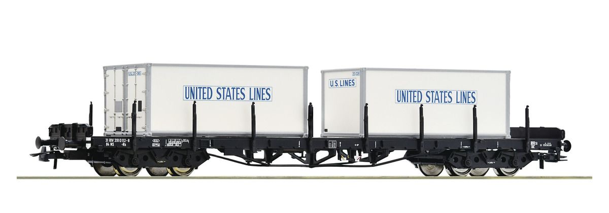 Roco 76714 - Rungenwagen, NS &quot;United States Lines&quot; H0