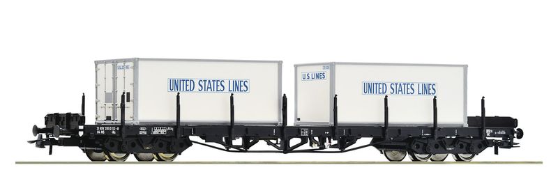 Roco 76714 - Rungenwagen, NS &quot;United States Lines&quot; H0