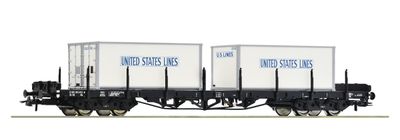 Roco 76714 - Rungenwagen, NS &quot;United States Lines&quot; H0