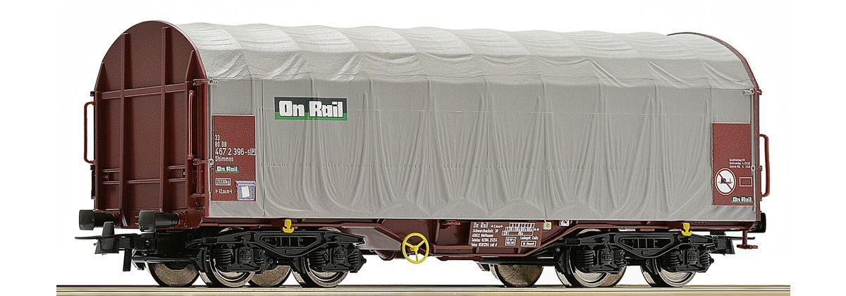 Roco 67549 - Schiebeplanenwagen, On Rail, DB AG H0