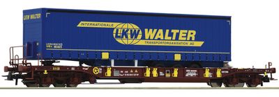 Roco 75906 - Taschenwagen T3, &quot;LKW Walter&quot; AAE H0