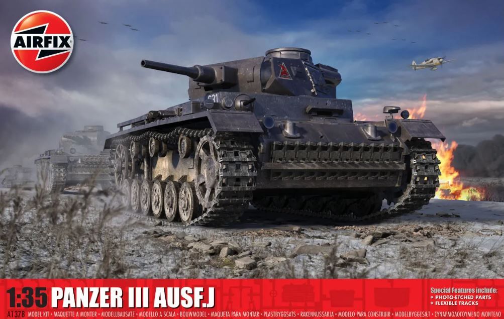 Airfix A1378 - Panzer III ausf J 1:35