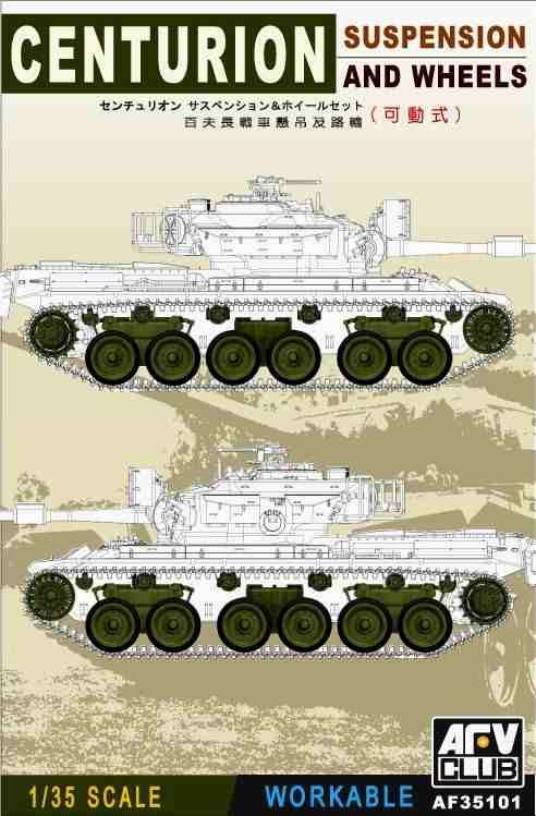 AFV Club 35101 - Suspension &amp; Wheels for Centurion 1:35