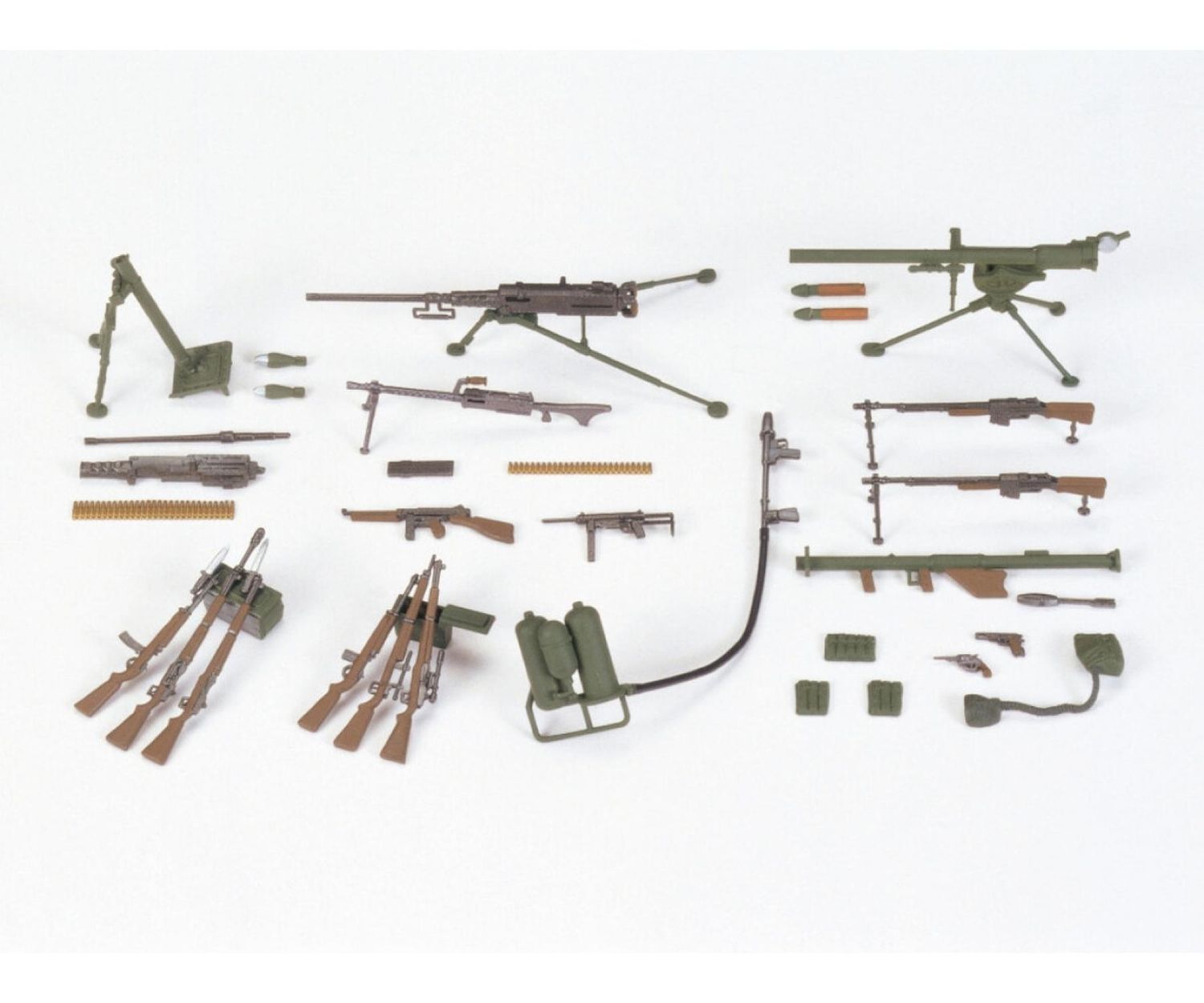 Tamiya 35121 - Diorama-Set US Infantry-Weapons 1:35
