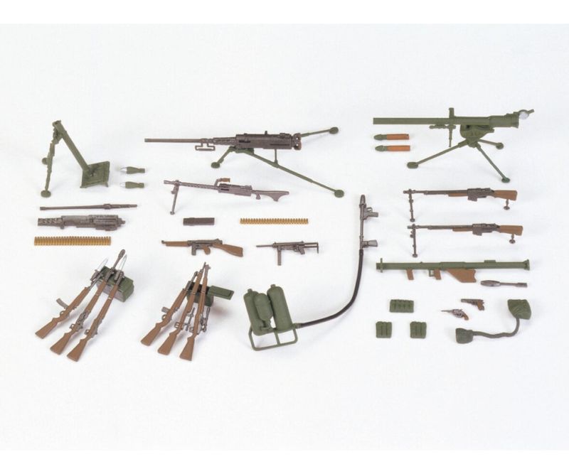 Tamiya 35121 - Diorama-Set US Infantry-Weapons 1:35