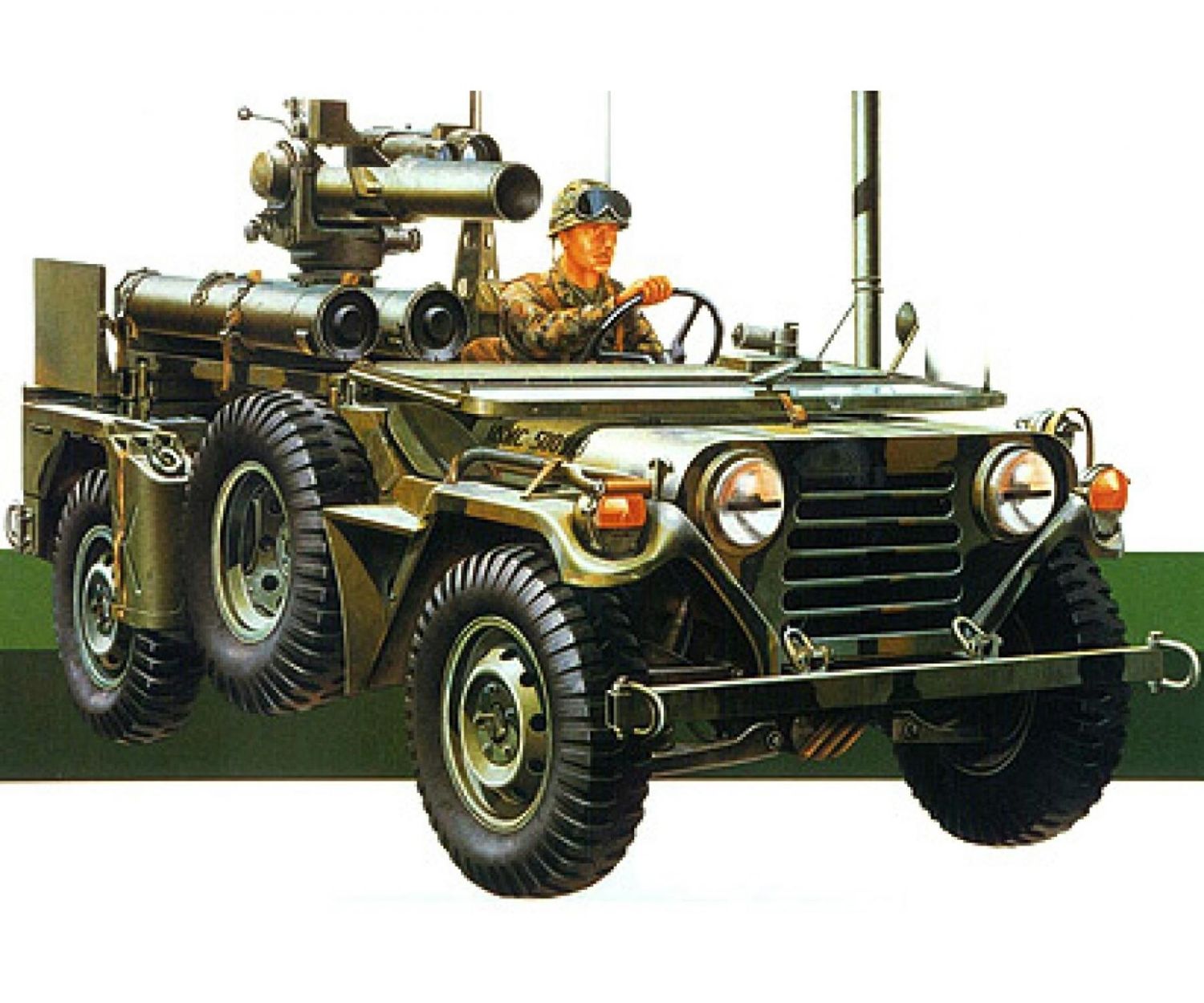 Tamiya 35125 - US M151A2 Fiord MUTT w/TOW-Miss. 1:35