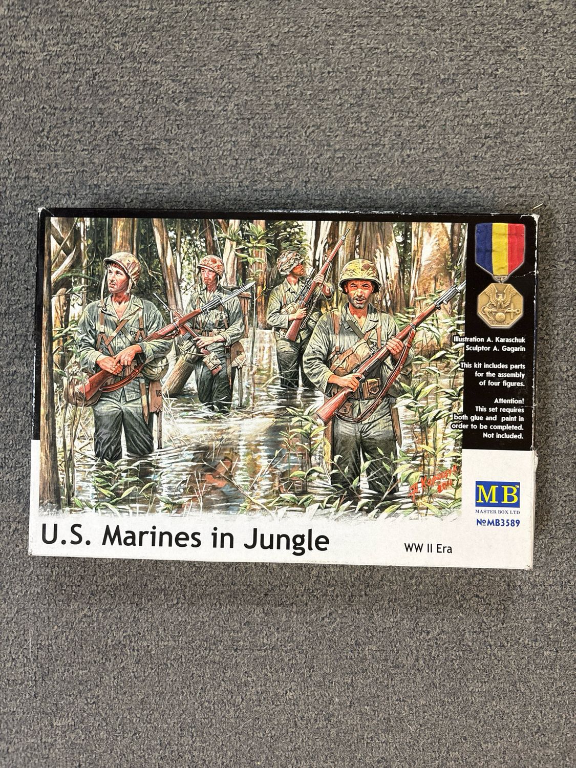 Masterbox 3589 - US Marines in Jungle WWII 1:35