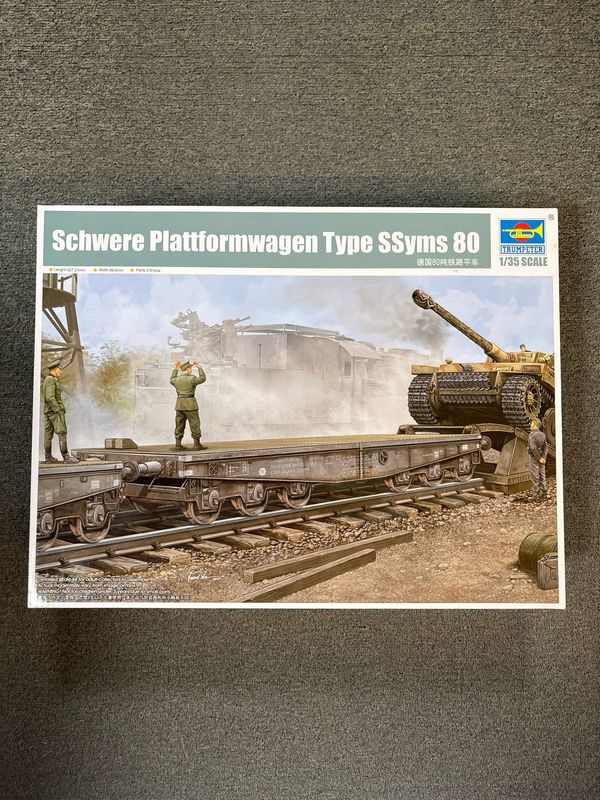 Trumpeter 00221 - SCHWERE PLATTF.WAGEN 1:35