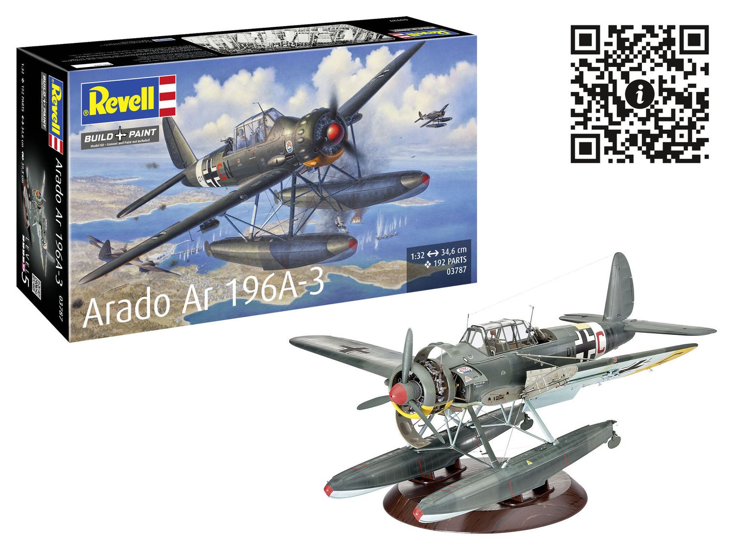 Revell 03787 - Arado Ar196A-3 Seaplane 1:32