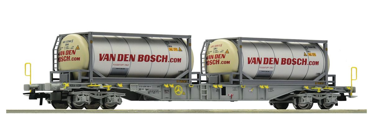 Roco 77347 - Containertragwagen, PKP H0