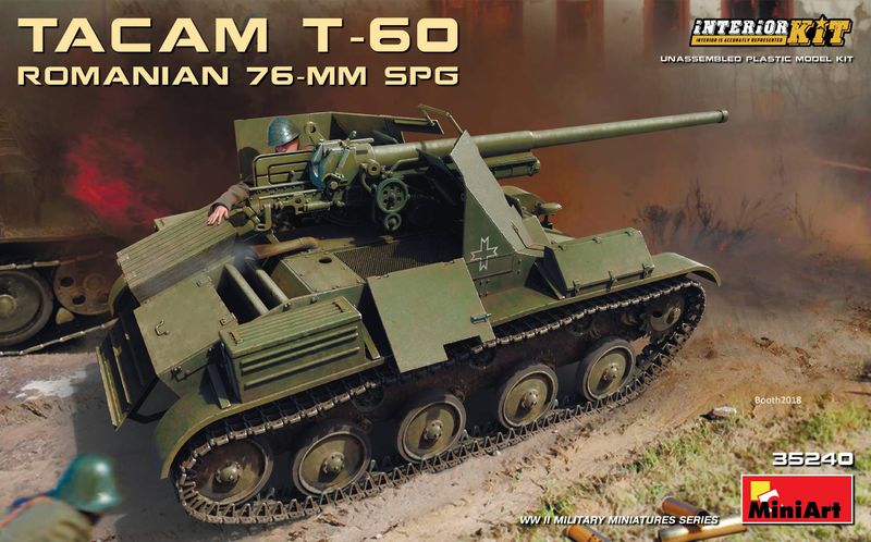MiniArt 35240 - Romanian 76-mm SPG tacam T-60 interior kit 1:35