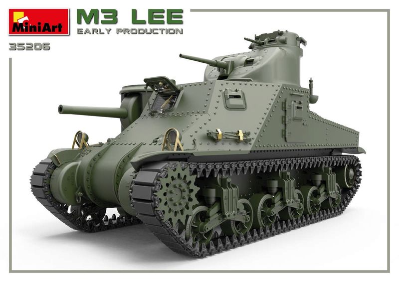 MiniArt 35206 - M3 LEE EARLY PRODUCTION. INTERIOR KIT 1:35