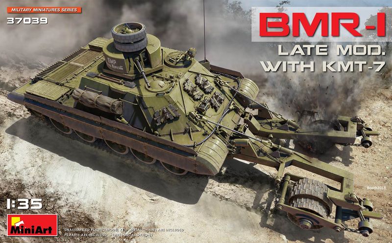 MiniArt 37039 - BMR-1 LATE MOD. WITH KMT-7 1:35