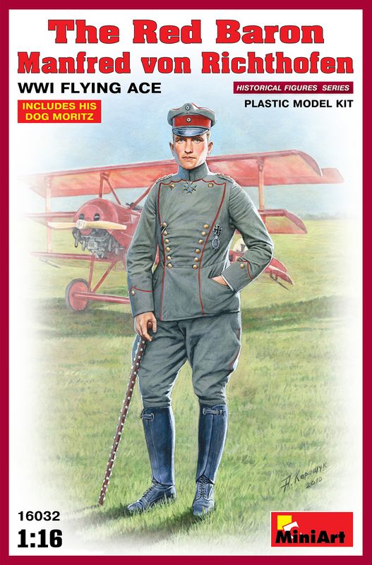 MiniArt 16032 - THE RED BARON Manfred von Richthofen WWI FLYING ACE 1:35