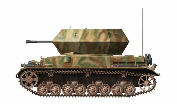 Dragon 7535-03 - 3,7cm FlaK 43 Flakpanzer IV &quot;Ostwind&quot; 1:35