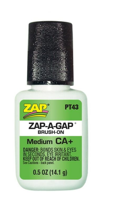 ZAP PT43 - 1/2 oz. (14.3 gram) Brush-On Zap-A-Gap
