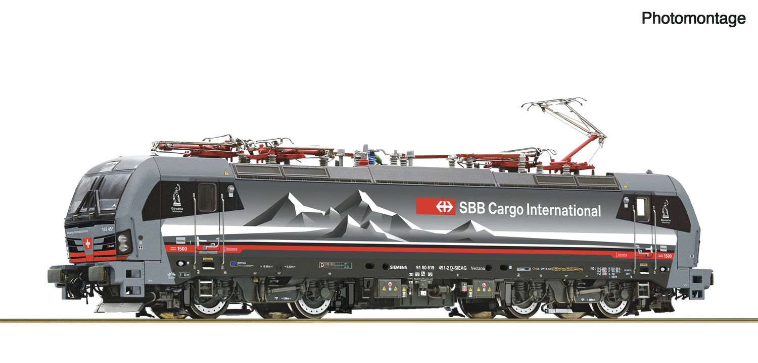 Roco 7510107 - Elektrolokomotive 193 451-2 „Alppiercer 3“, SBB Cargo International H0