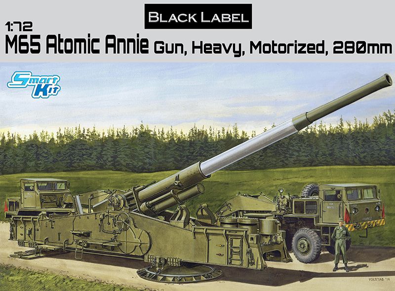 Dragon 7484 - M65 Atomic Annie Gun, Heavy Motorized 280mm 1:72