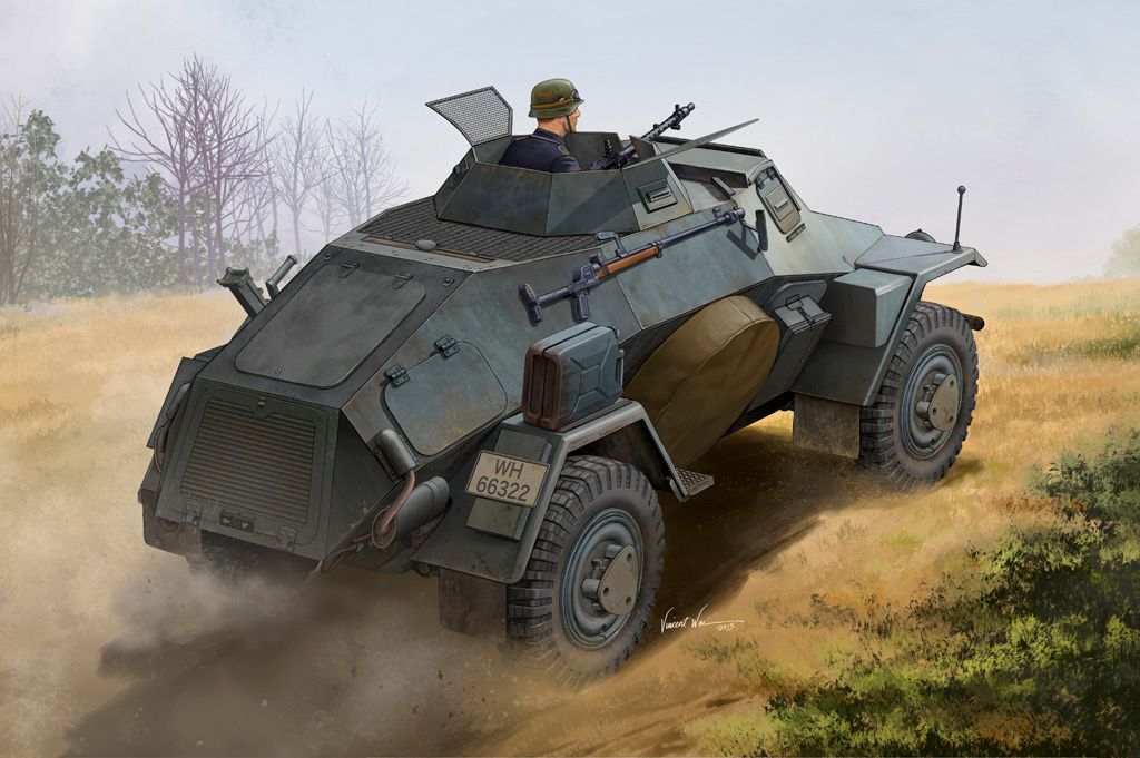 HobbyBoss 83811 - German Sd.Kfz.221 Leichter Panzerspahwagen (1st Series) 1:35