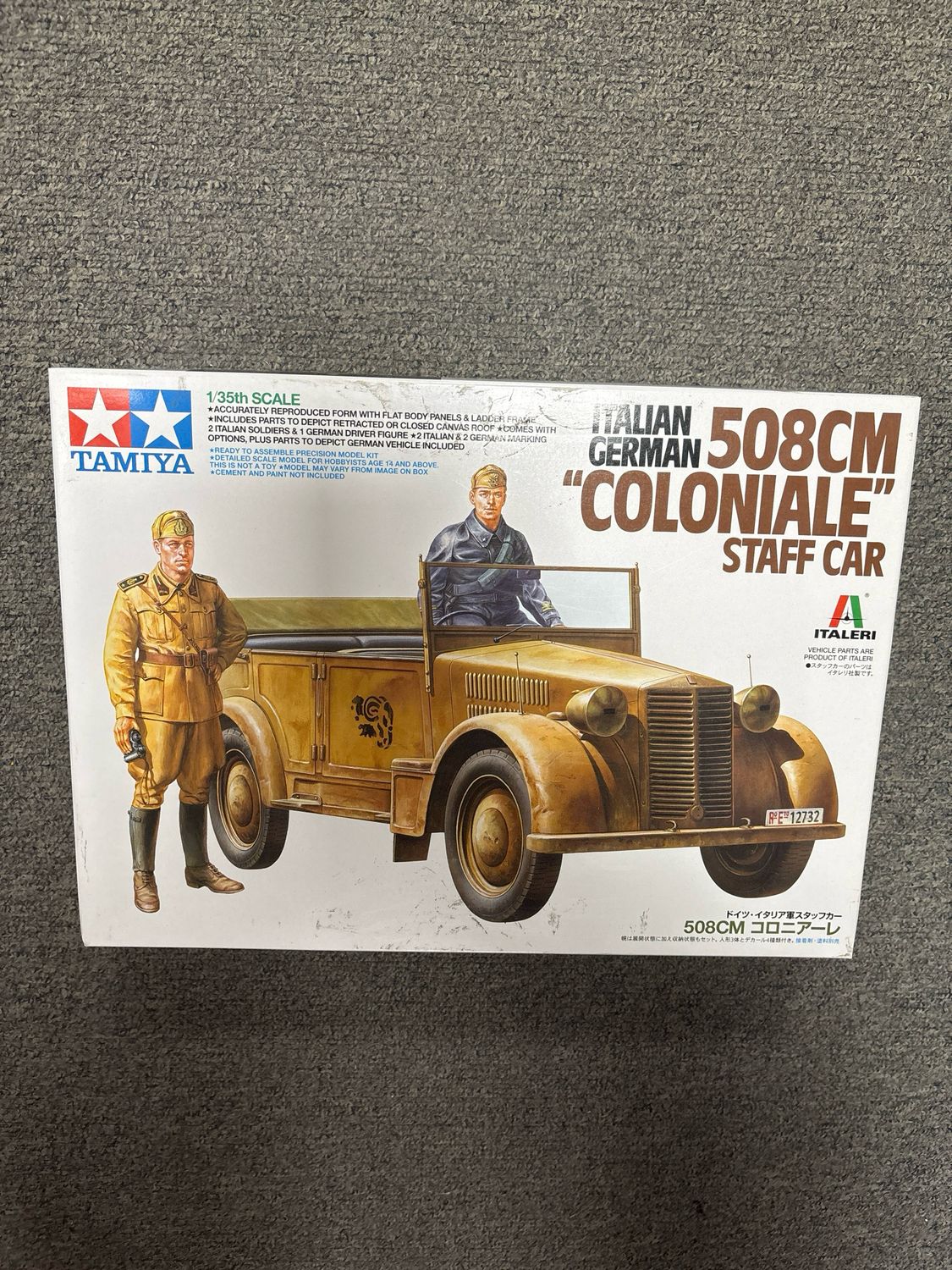 Tamiya 37014 - Italian/German 508CM &quot;Coloniale&quot; Staff Car 1:35