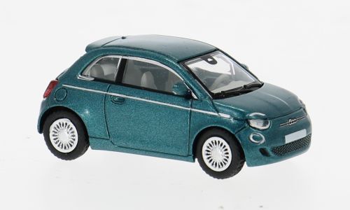 PCX 870563 - Fiat 500e, dunkelgrün, 2022, 1:87