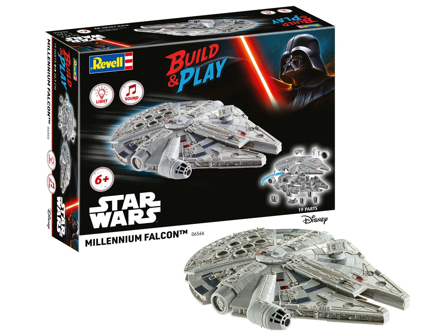 Revell 06566 - Millennium Falcon (Light/Sound): Build &amp; Play