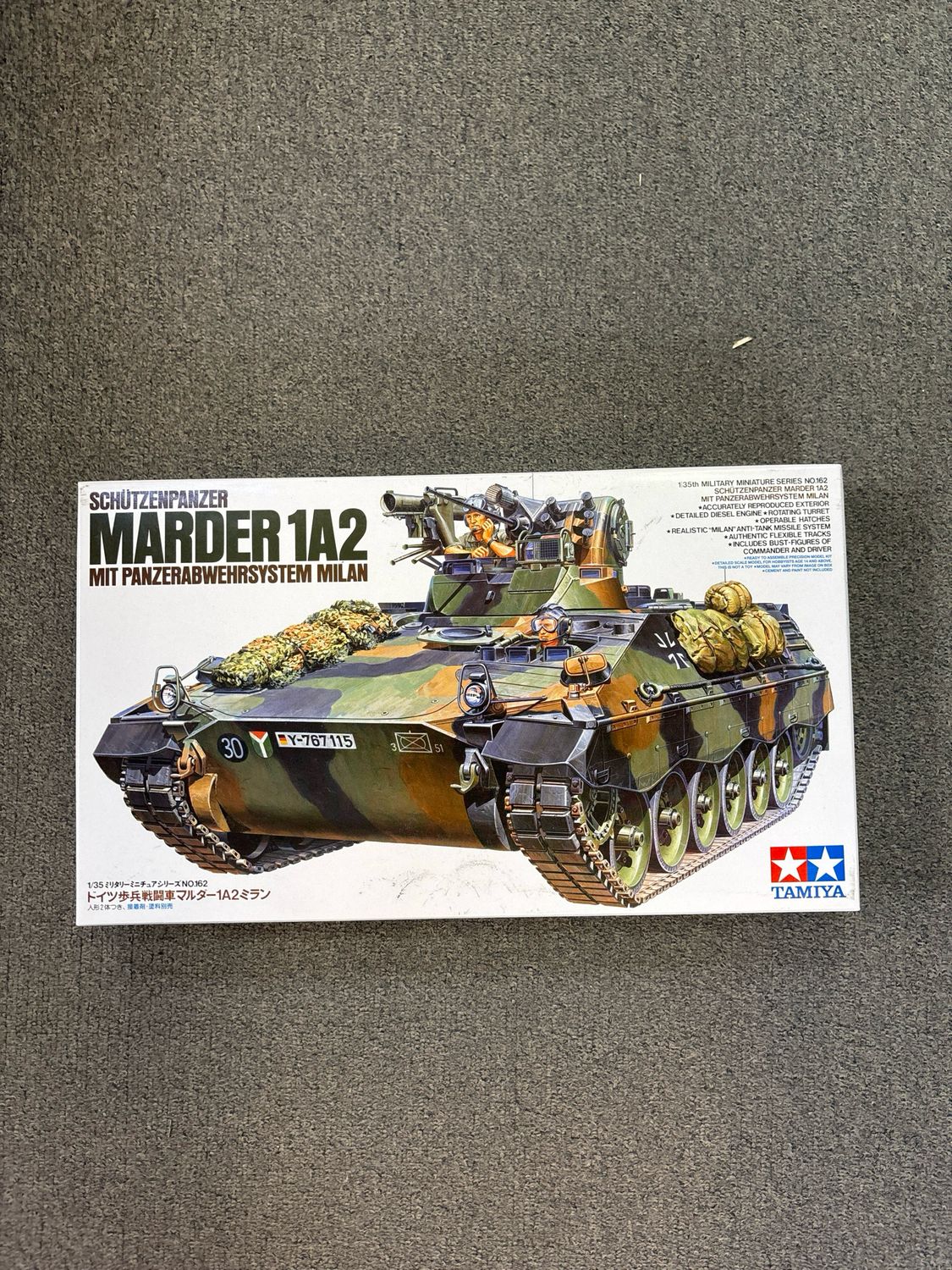 Tamiya 35162 - SPz Marder 1A2 mit Panzerabwehrsystem Milan 1:35