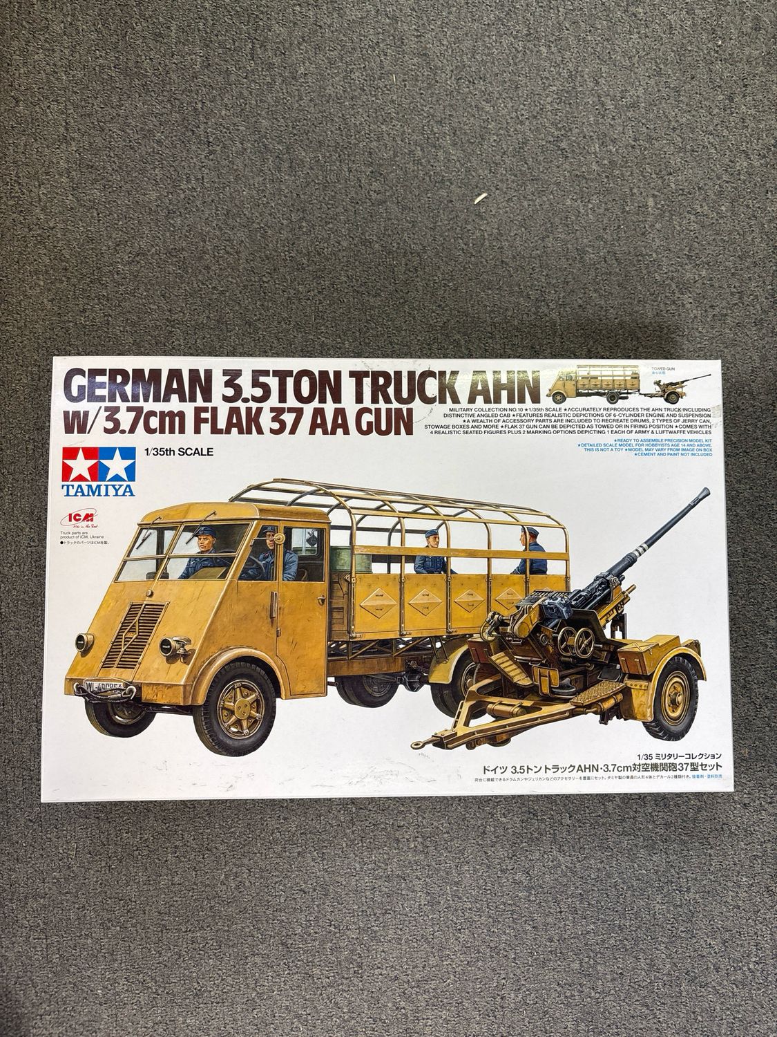 Tamiya 32410 - German 3.5 ton truck AHN w/3,7cm Flak 37 AA Gun 1:35