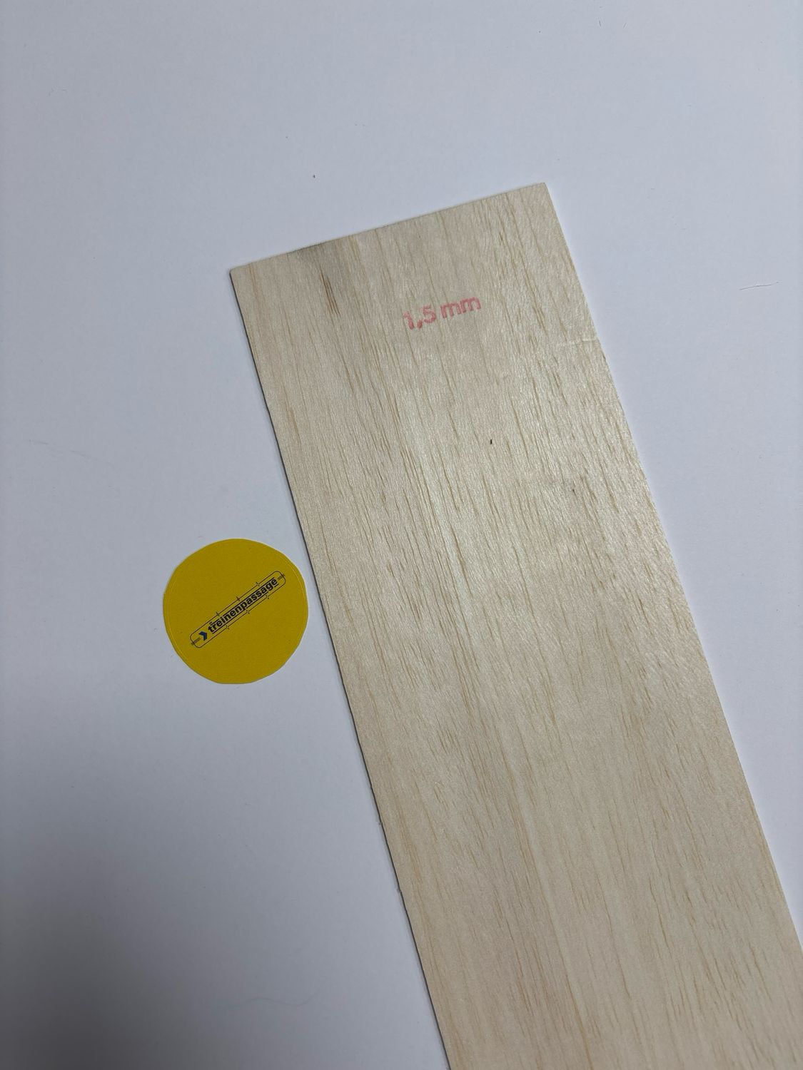 Balsa plankje 1.5mm