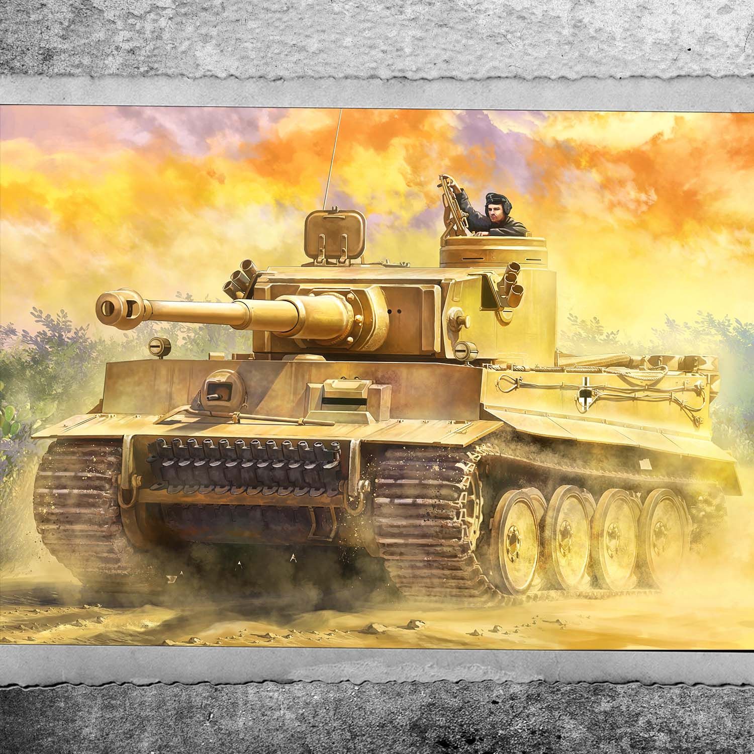 Forces of Valor 873001A - Tiger I tank (Early Production) Tunesia Spring,1943 1:72