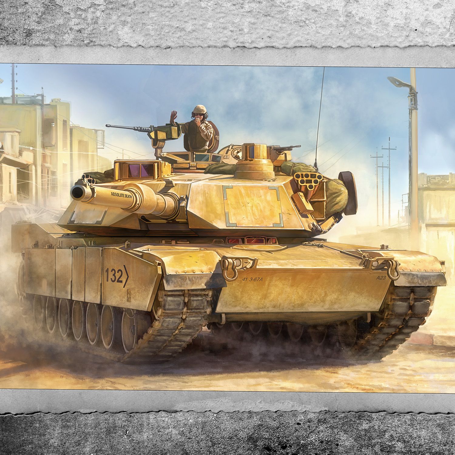 Forces of Valor 873005A - M1A2 Abrams tank IRAQ, 2003 1:72