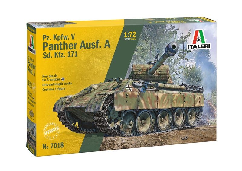 Italeri 7018 - Pz. Kpfw. V PANTHER Ausf. A Sd. Kfz. 171 1:72