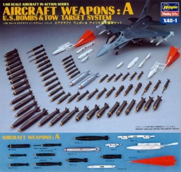 Hasegawa X48-1 -   Aircraft Weapons USA 1:48