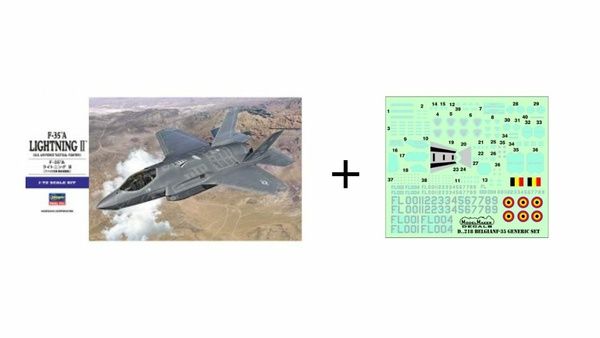 Hasagawa 01572 - F35A Lighting II &amp; Belgische decals 1:72
