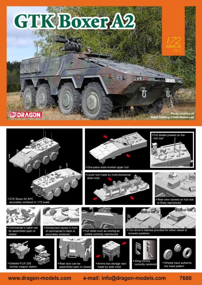 Dragon 7680 - GTK Boxer A2 1:72