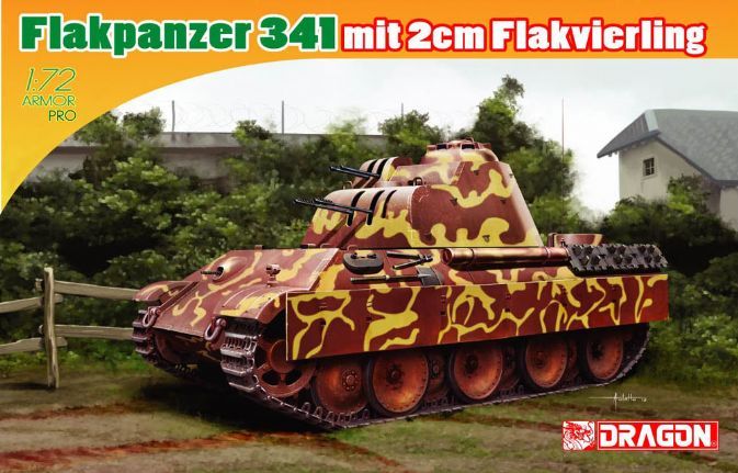 Dragon 7487 - Flakpanzer 341 mit 2cm Flakvierling 1:72
